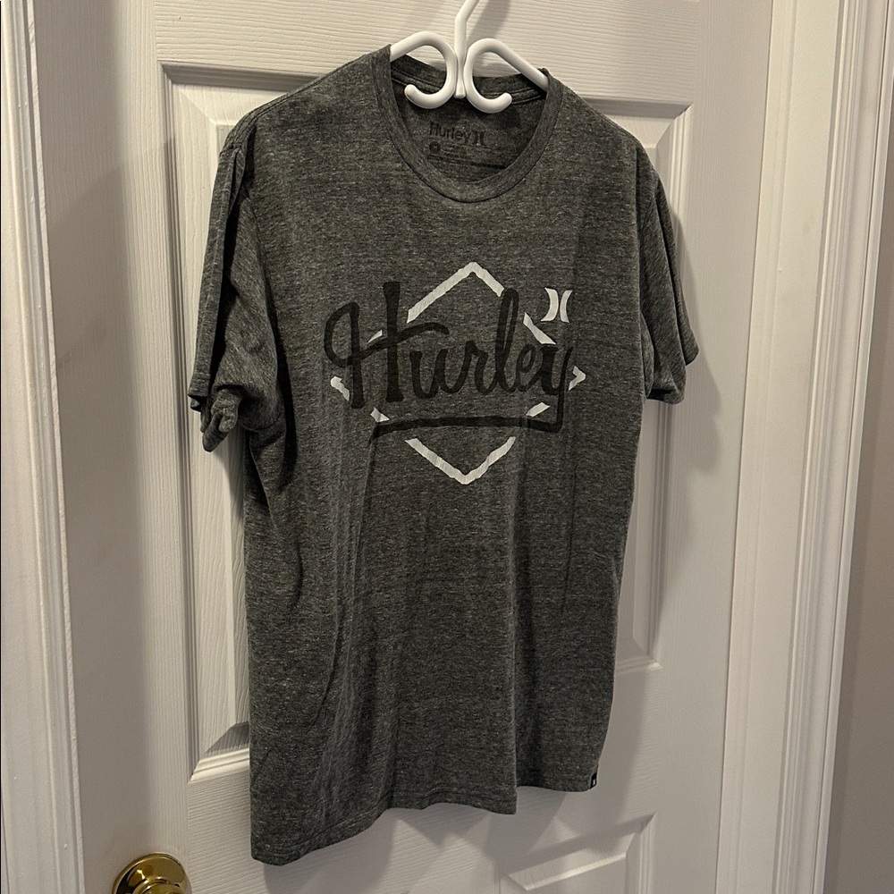 Hurley Charcoal Logo Tee